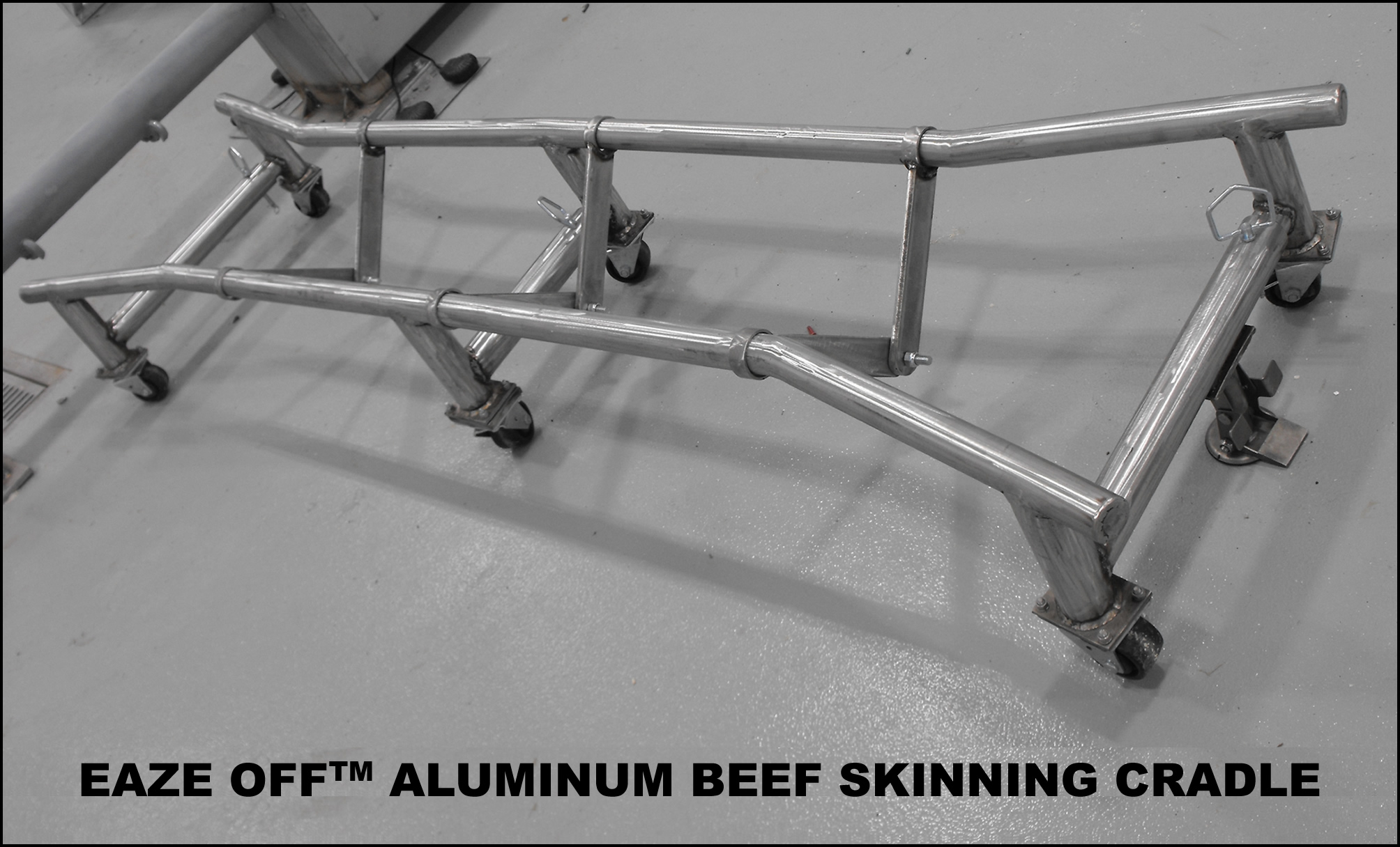 EAZE OFF Aluminum Beef Skinning Cradle