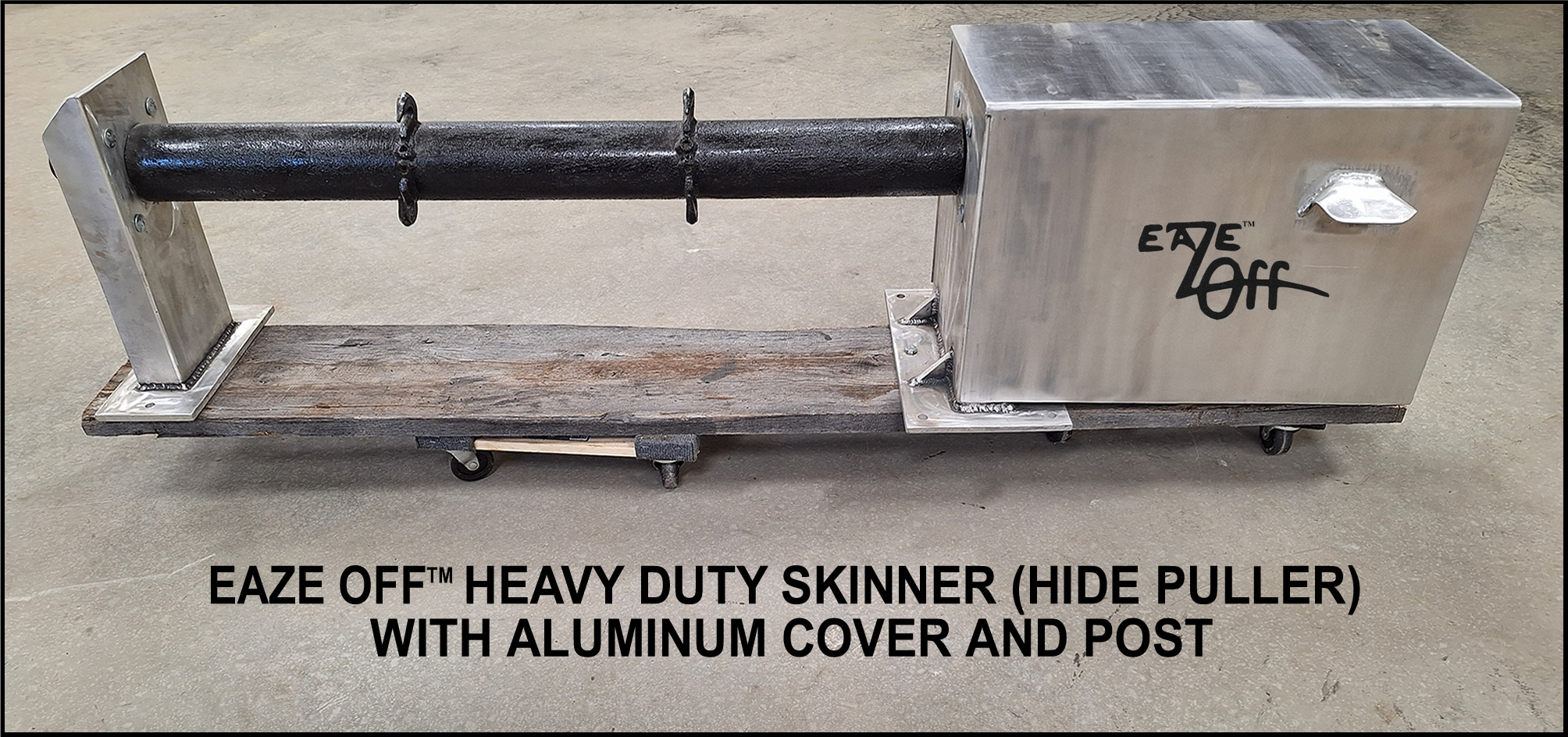 EAZE OFF Heavy Duty Stainless Steel Power Skinner (Hide Puller)