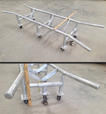 EAZE OFF Aluminum Beef Skinning Cradle
